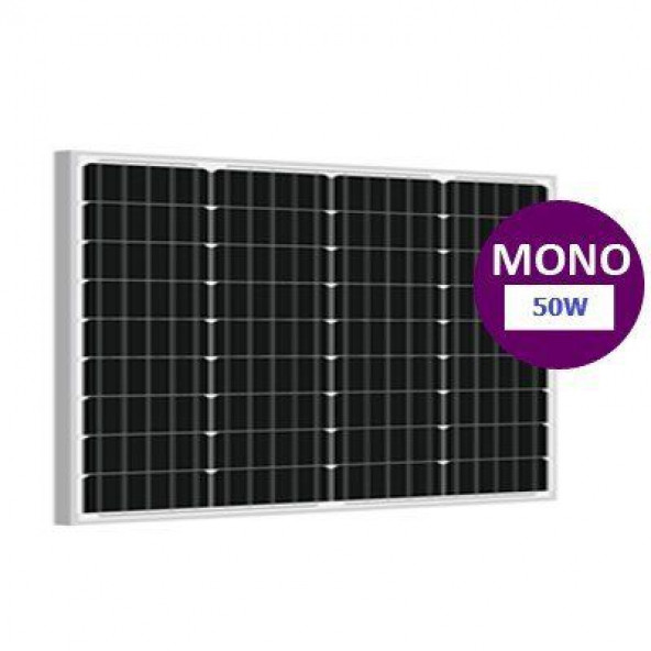 Lexron 50 Watt Monokristal Güneş Paneli Yüksek Verim 10 Yıl Garanti Kargo Bedava
