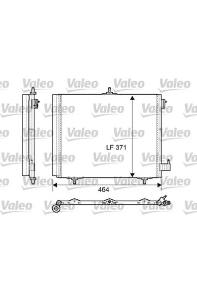 Valeo 814095  Klima Radyatörü 207 06- 208 12- 1007 05- 2008 13- / C2 02- C3 I 02- C3 Iı 09- C4 Cactus - 1