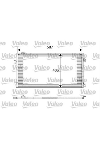 Valeo 817646  Klima Radyatörü Clıo Iı 01- 1.5 Dcı Clıo Symbol Iı 08- 1.5 Dcı