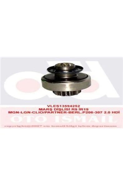 Mars Dıslısı R19 Clıo Megane / Partner 1.9d Dw8 2.0 Hdı Dw10 Uyumlu ürün görseli 1