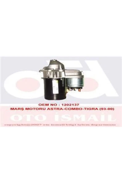 Mars Motoru Astra G H Vectra B 1.4 1.6 16v 1.2