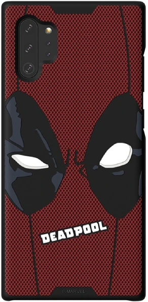 Samsung Galaxy Note 10+ Plus Kılıf Marvel Deadpool Rugged Smart Cover, Kırmızı
