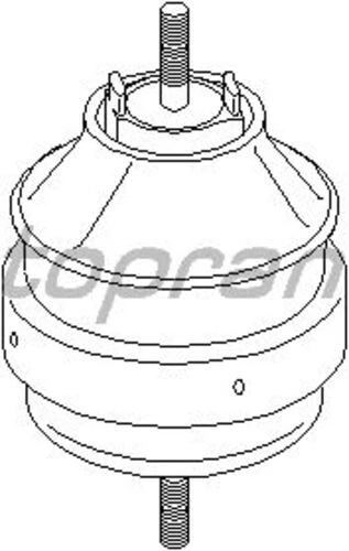 TOPRAN 104423001 Sol Motor Takozu (VW Passat 97-05  Audi A4 95-01  A6 98-05  Skoda Superb 02-08) Ahl-Adr-Aeb-Apu-Afn- ürün görseli 1