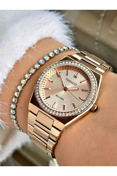 Ferrucci FC 0225 03544M.05 Çelik Kordon Kadın Kol Saati - Resim 4