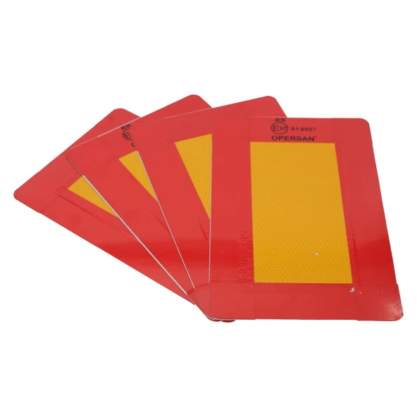 Mega Oto Market Opersan Reflektör Çekici Römork Tır Kamyon Tabel 1 mm Aluminyum Sac 22x36 cm Kısa Dikdörtgen 1 Adet - 3