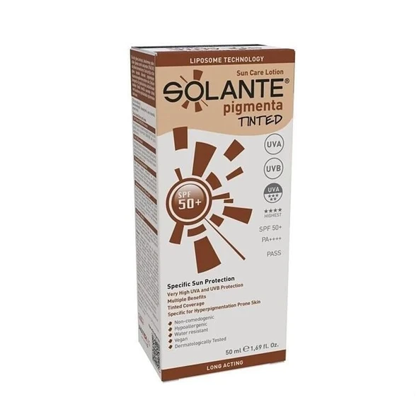 Solante Pigmenta Tinted Güneş Koruyucu Losyon Spf 50 Faktör 50 ml