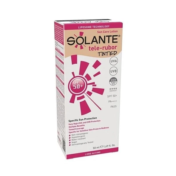 Solante Telerubor Tinted Spf 50 Faktör Losyon 50 ml