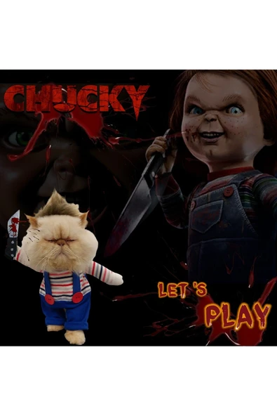 Chucky Kedi Kostümü ve Aksesuarı