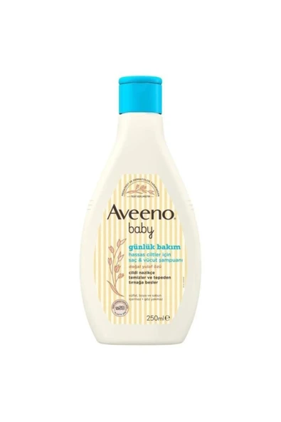 AVEENO Baby Günlük Bakım Saç ve Vücut Şampuanı 250 ml