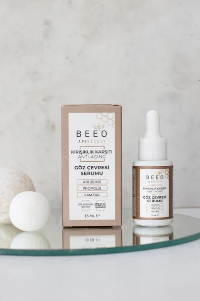 BEE'O Apibeauty Arı Zehirli Propolisli Anti-Aging Göz Çevresi Bakım Serumu 15ml - 2
