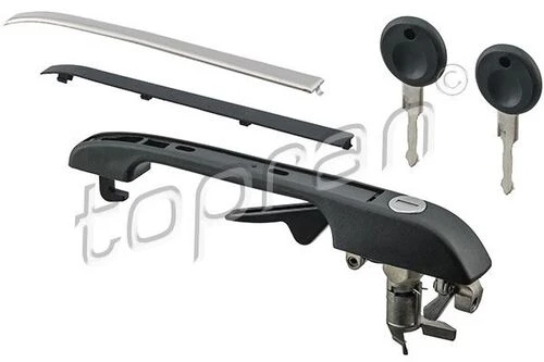 Topran 102878001  755 Kapı Dış Açma Kolu Sol Ön Anahtarlı Golf II-Passat 82 88 - Polo 85 94 - Jetta II