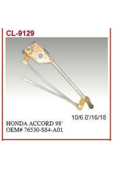 Mga 42119 Sılecek Ic Manıvelası- Honda Accord 98-02  Oem ürün görseli 1