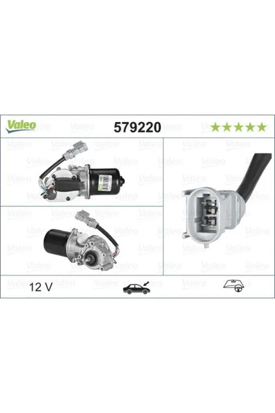 Valeo 579220  SİLECEK MOTORU MASTER II III  MASTER II 00- ürün görseli 1
