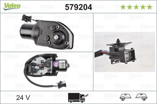 Valeo 579204  Silecek Motoru Renault Truck Volvo Fe Fl 5001834379 - 1