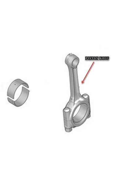 Brucke 46768951 Fiat Doblo Piston Kolu (2000-2015) 2.0, 1.9, 1.9 JTD