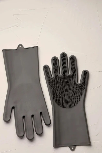 3’lü Ultra Temizlik Seti – Cımbızlı Fırça + Inox Bez + Silikon Eldiven | Yağ, Kir ve Derz Canavarı - 5