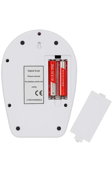 Hazneli Dijital Mutfak Terazisi - 5 Kg | LCD Ekranlı, Otomatik Sıfırlama, Uzun Pil Ömrü - 8