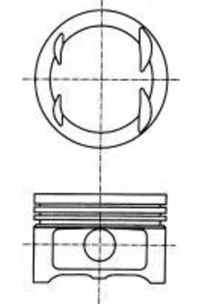 Goetze 87 Iss -119000-0 Piston Segman 320 E. 320 Ml.320 96- ürün görseli 1