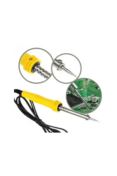Elektronik Elektrik ve Metal Onarımları İçin Lehim Kalem Havya 60W - 5