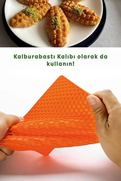 2 Adet Pembe Isıya Dayanıklı Silikon Mat Nihale Içecek Bardağı Sıcak Tencere Tava Çaydanlık Altlığı - 8