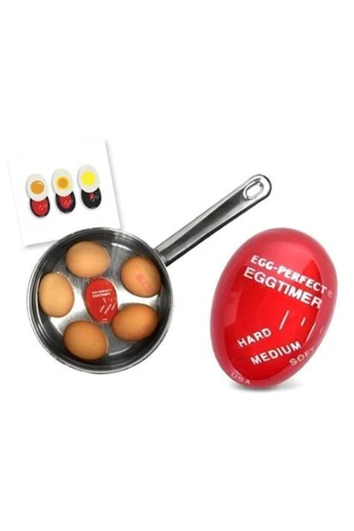 Dublör Yumurta Zamanlayıcı Egg Timer Ile Rafadan Kayısı Ve Pişmiş Yumurta Haşlayabilirsiniz - 4
