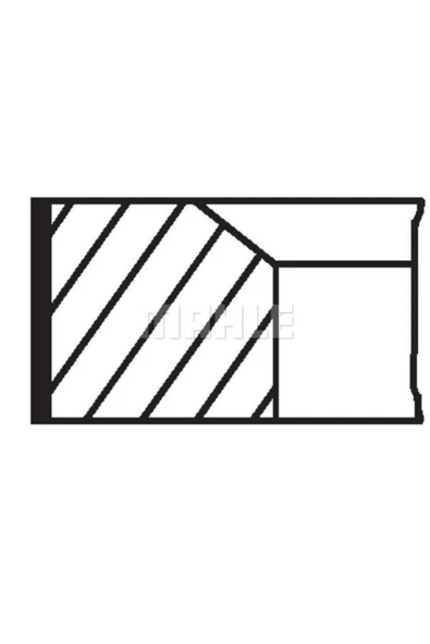 Mahle 00531N0 Pıston Segman 88mm Sprınter 213-313-413-513 Cdı 06- ürün görseli 1