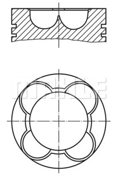 Mahle 081PI00108000 081pı00108000 Piston Segman M47n-m57n 84mm 11257788396