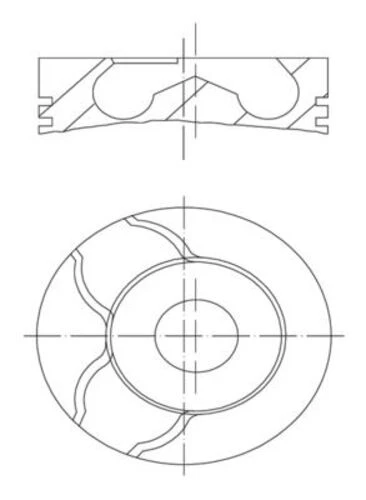 Mahle 021PI00122010 -knecht-behr 021pı0012201 Piston Complete 76 Mm Renault 021pı00122010