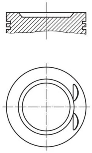 Mahle 028PI00145002 -knecht-behr 028pı00145002 Piston 04c107065ae