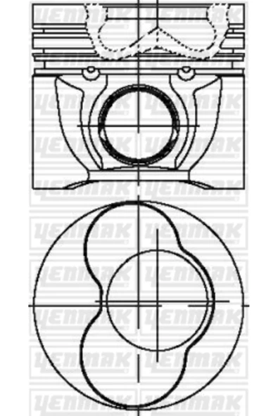 Yenmak 31 42-STD Piston Segman 79.51Mm Std 3 Silindirlı Motorun 3. Pistonu Polo A2 Arosa Cordoba I V