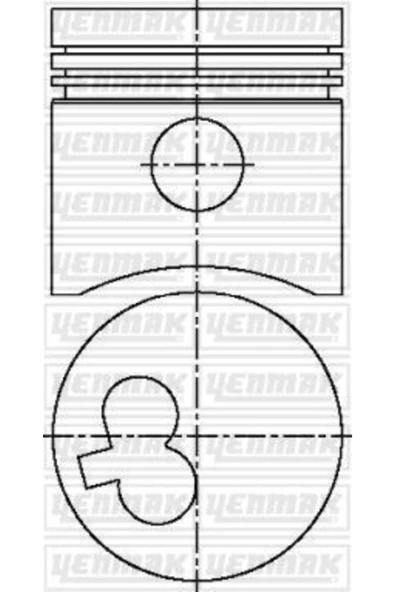 Yenmak 31 -3532-0 Piston Segman (adet) Std Ceres 2.4×92.04* ürün görseli 1