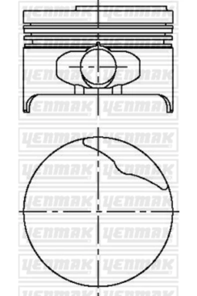 Yenmak 31 -4167-0 Piston Segman Std R19 Megane 1.6 8v K7m Adet 1-2 Silindir 79.50mm ürün görseli