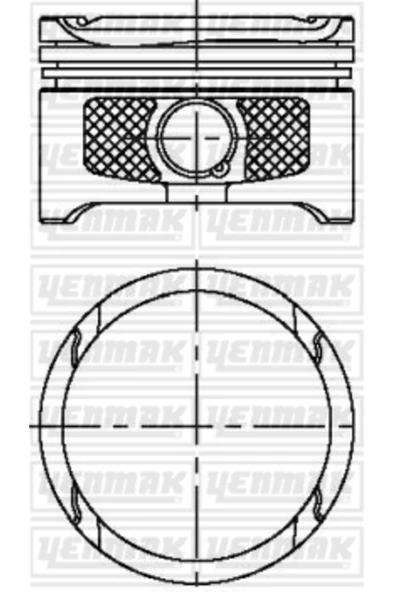 Yenmak 31 45-STD Piston Segman Std 76.51Mm Golf IV Bora Toledo II Leon 1.6 16V 105Ps Bcb Azd Aus Atn ürün görseli 1