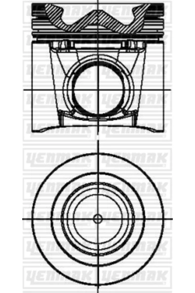 Yenmak 31 -4836-0 Motor Piston Segman Std Takım Fuso Canter 3,0 12- Euro5 Motor - Boxer Iıı Jumper Iı