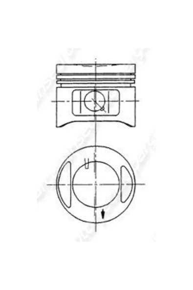 Yenmak 31 Motor Piston Segman Std Grande Punto 1.2 ürün görseli 1