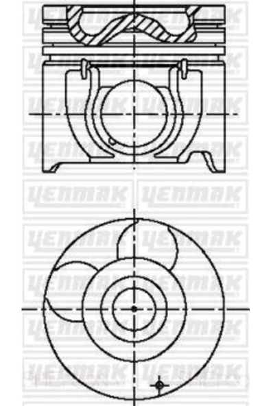 Yenmak 31 -3537-0 Piston Segman (adet) Std Starex-sorento 140hp *91*
