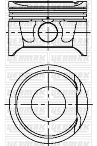 Yenmak 31 -4171-0 Piston Segman Std Megane Laguna I 1.6 16v K4m Adet 79.50mm