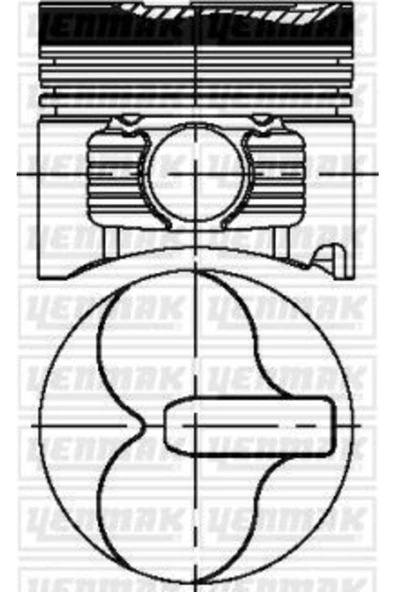 Yenmak 31 -4567-0 Piston Segman (adet) Std Vanette *ld23* *87* ürün görseli 1