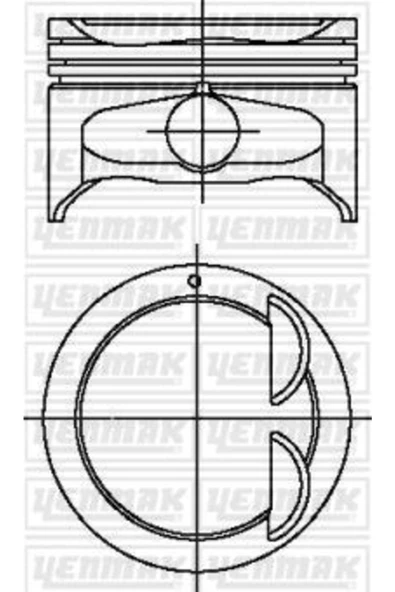 Yenmak 31 -4446-0 Piston Segman (adet) Std 03-06 Accent 06- Accent.era 1.6 16v *76.5* ürün görseli 1