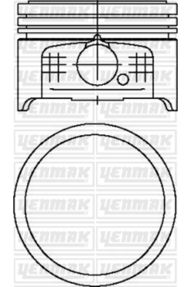 Yenmak 31 -4500-0 Piston Segman Std 106 206 306 307 Partner / Berlingo 1.4 8v Tu3jp L4 Adet 0.10 Yüks