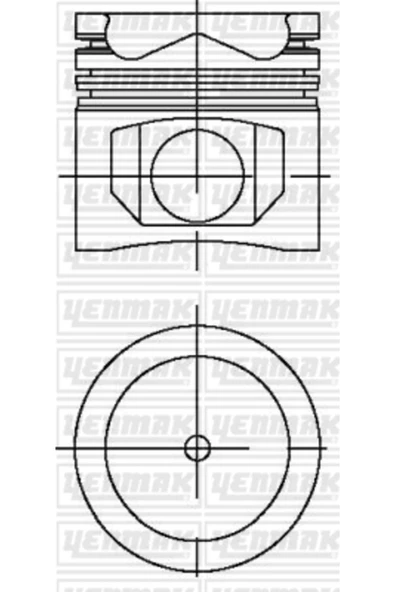Yenmak 31 -4680-0 Piston Segman 130,00mm Std Mercedes Axor 1836-3236/actros 1841-1844-1848-1851/om501