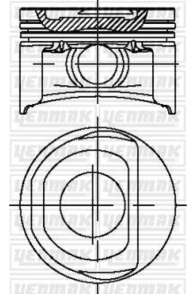 Yenmak 31 Motor Piston Segman Albea-doblo 1.4 8v 72 Mm Std