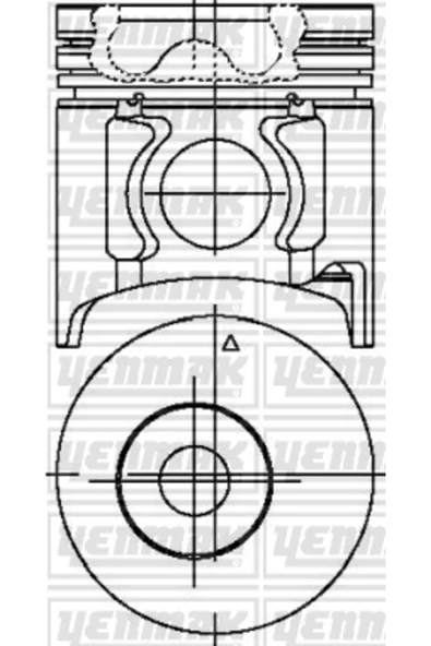 Yenmak 31 -4448-0 Motor Piston Segman Std Canter 659 - Prestıj Turbo 104 Mm (d4db-4d34-1 Ata Euro2-tu