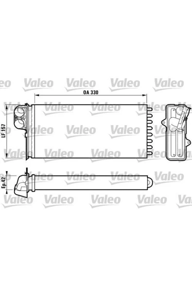 Valeo 812170  Kalorifer Radyatörü Master Iı 98- / Movano A 98- / Interstar 02- ürün görseli 1