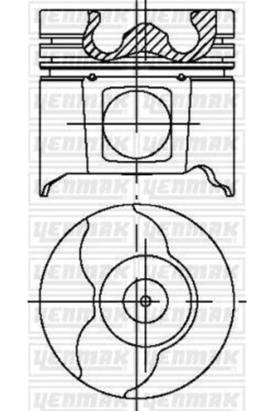 Yenmak 31 Motor Piston Seğmanı Megane Laguna 1.9 Kangoo 1.9td Clio Trafic F9q 80.01 ürün görseli 1