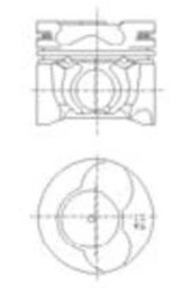 Yenmak 31 3460-50 Piston Segman 206 307 1.4 HDI Fusion 1.4 TDCI Dw4 73.70 Cap 0.50 ürün görseli 1