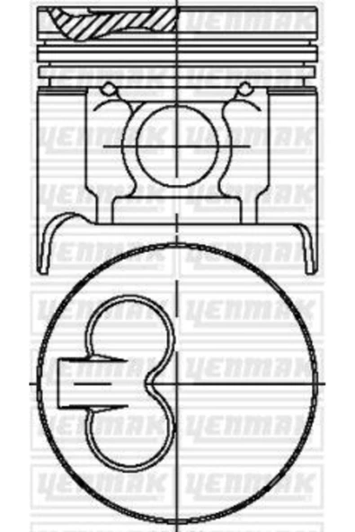 Yenmak 31 -3986-0 Piston Segman (Adet) Std 99- E2200×86* ürün görseli 1