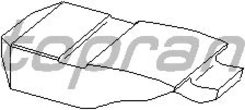 Topran 201239001  Piyano Tuşu (Opel: Astra F-G-Corsa A-B-Vectra A-B)