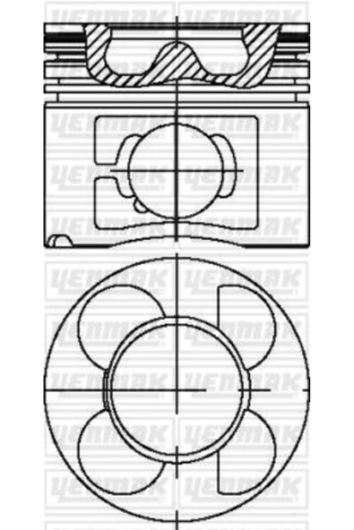 Yenmak 31 PISTON SEGMAN STD 84.00 MM ( BMW M-47 / M-57  STR 32/ (30 PİM) 99 -02 )