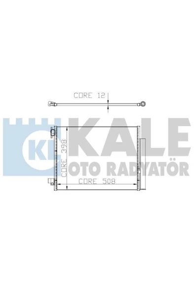 Kale 050ABC080 0 Klima Radyatörü CLIO IV 13- CLIO Symbol III 12- CLIO Thalia III Logan II  38078882 ürün görseli 1